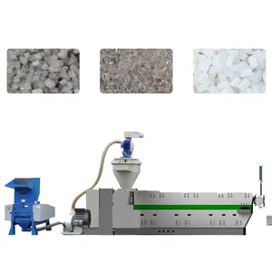 Lvhua Granulator type waste wet plastic PP PE film recycling squeezer plant drying machine