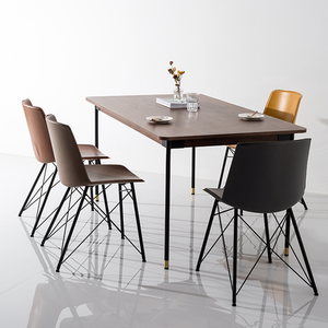 Домашний современный простой легкий роскошный стол и стул из массива дерева - Product Image 2