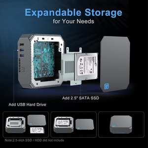 CYX AK2plus <strong>Mini</strong> PC 12th Intel Alder Lake- N95 8GB <strong>RAM</strong> <strong>256GB</strong> PClE SSD <strong>Mini</strong> <strong>Computer</strong> Win 11 Pro <strong>Mini</strong> Desktop PC - Product Image 4