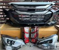 Mise à niveau des kits de carrosserie Facelift pour D-MAX Dmax 2021 Mise à niveau vers 2024 Phares avant Feu arrière Pare-chocs Grille de capot
