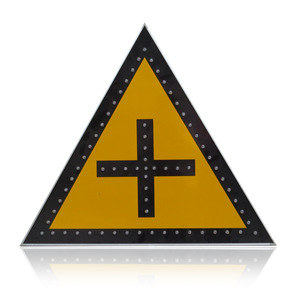 Señal de Tráfico Reflectante de Advertencia de Velocidad Reducida, Señal de Seguridad para Obras Viales, Impresión Serigráfica, Alerta Visual - Product Image 2