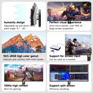 34 Inch Máy Tính Để Bàn Máy Tính Tất Cả Trong Một <span class=keywords><strong>I3</strong></span> I5 I7 SSD 4K Cong Màn Hình Máy Tính Để Bàn PC Tất Cả Trong Một Gamer Chơi Game PC - Product Image 5