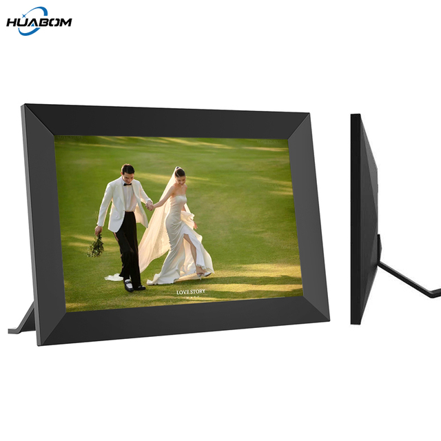 10.1\" Wifi Digital Picture Frameo Touch Screen Motion Sensor Easy Setup Indoor Free Share Photos&Video AVI MP3 Format Support