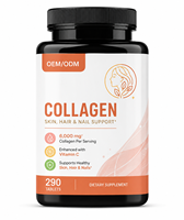 Produits de beauté très demandés : Comprimés de collagène marin hydrolysé de haute qualité pour femmes et hommes adultes, 290 comprimés/boîte, approvisionnement en gros