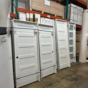 USA magazzino 36 "x 80" 5 pannello solido nucleo Pre appeso <span class=keywords><strong>porte</strong></span> interne per le case - Product Image 1