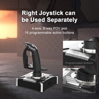 Nouveau PXN 2119 Pro Ergonomique Programmable Cool Vibration Flight Simulator Joystick pour PC Xbox One Ps4