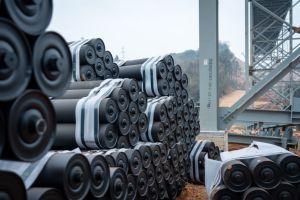 Wing Spanrol Zware Stalen Transportband Side Gids <span class=keywords><strong>Idler</strong></span>, Edge Roller - Product Image 3