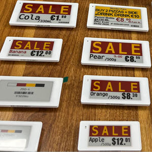 ป้ายราคาอิเล็กทรอนิกส์แบบดิจิทัล Esl พร้อมจอ LCD สำหรับร้านขายสุรา ขายส่งจากผู้ผลิตสินค้าที่กำลังเป็นที่นิยมในกลุ่มความถี่ 2.4 GHz - Product Image 1