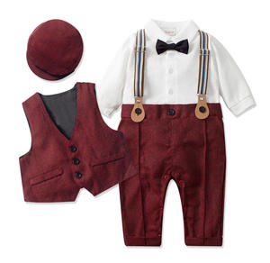 <span class=keywords><strong>Ensemble</strong></span> de vêtements pour garçons, nouveau printemps été automne, pour nourrissons, jeunes enfants, un an, nouveau-né, manches longues, coton - Product Image 6