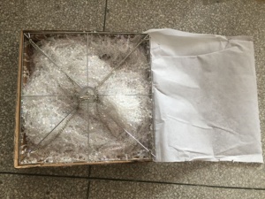 Cột Pha Lê Óng Ánh Hình Vuông 20 FT Trang Trí Đèn Chùm Đám Cưới Lớn - Product Image 6