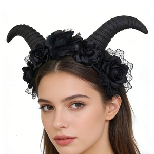 MPA-0207 fête Halloween en plastique noir sorcière mal bête <span class=keywords><strong>cornes</strong></span> - Product Image 4