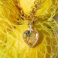 Collier pendentif en verre vintage SongYi, breloque DIY, plaqué or, certificat CE pour la Saint-Valentin