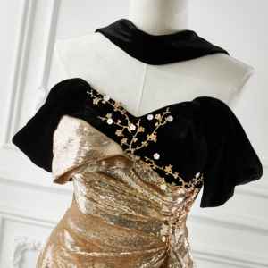 किसी भी अवसर के लिए सभी मौसमों की सुरुचिपूर्ण राजकुमारी मत्स्यांगना आधुनिक कस्टम-आकार की शाम पोशाक - Product Image 2