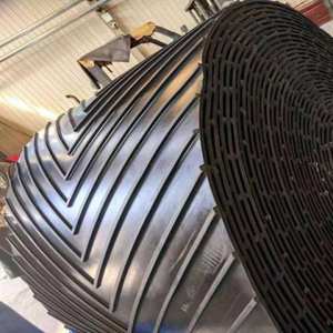 حزام ناقل مطاطي صناعي مقاوم للحرارة بنمط متعرج محدب/مقعر - سعر خاص - Product Image 4