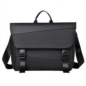 Water Resistant Large Capacity Nylon Fashion <b>Messenger</b> <b>Bag</b> with Lock for Men Women Outdoor Use - Product Image 3