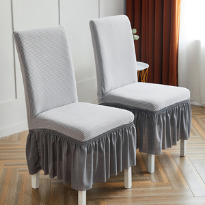 Moderne <span class=keywords><strong>pas</strong></span> <span class=keywords><strong>cher</strong></span> ajusté élégant pour hôtel Banquet <span class=keywords><strong>chaise</strong></span> couvre avec jupe - Product Image 3