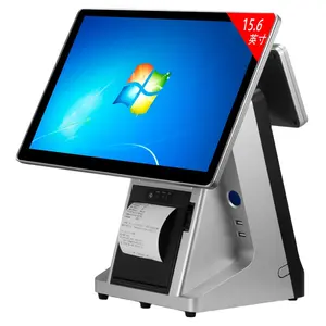 2024 New design 15.6" monitor thermal printer POS system machine lcd screen monitor for business