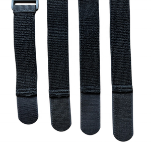 เทปแถบยึดเกาะแบบยั่งยืนสายรัดไนล่อนยืดหยุ่นสองด้านปรับได้สีสันสดใสนำกลับมาใช้ใหม่ได้ - Product Image 5