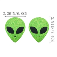 Patch de poitrine invisible, tissu sexy, patch de poitrine pour maillot de bain, jetable, patch de poitrine extraterrestre pour Halloween