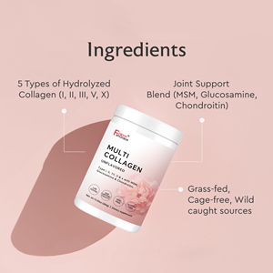OEM Shecome Hydrolyzed Collagen Powder for Skin Hair Nails Joints Health Vital <b>Proteins</b> Collagen Peptides Powder - Product Image 6