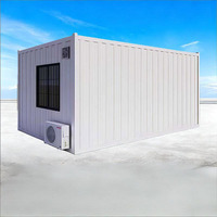 Maison mobile moderne de 20 pieds/40 pieds, maison modulaire portable en acier, conteneur avec salle de bain et cuisine, villa 3 chambres