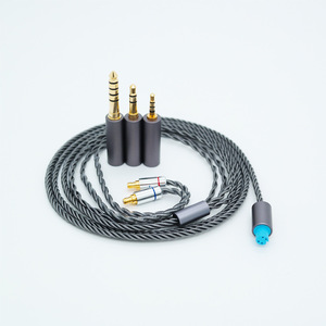 Headphone Cable With 3 In 1 Replaceable Audio Plug 1.2 Meters Aluminum TPE Core For IE100Pro IE400Pro IE500Pro - Product Image 2