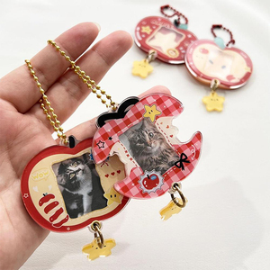 Spot New Arrival Slide Photo Frame <b>Keychain</b> Acrylic 1-inch Idol Photo Holder Wholesale Manufacturer <b>Keychain</b> Pendant - Product Image 1