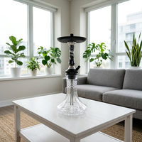 Ensemble de chicha moderne en alliage d'aluminium écologique avec boîte cadeau