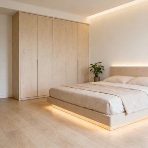 Pavimento in Vinile SPC Impermeabile, Spessore 3.5-6.5mm, Strato di Usura 0.3/0.5mm, Sistema Click Lock, <span class=keywords><strong>Parquet</strong></span> per Garage, Palestra, Seminterrato, Garanzia 5 Anni - Product Image 4