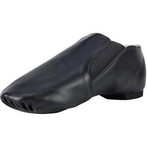 Zapatos de Jazz Dynadans, sin cordones, de piel sintética, tacón plano, para niños, unisex, zapatos de baile para niños pequeños y niños mayores - Product Image 3