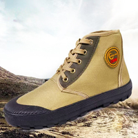 Chaussures de plein air classiques pour hommes avec des chaussures en caoutchouc antidérapantes résistantes à l'usure Construction haute Construction Chaussures de sécurité