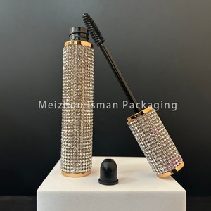 ใหม่ที่ว่างเปล่ารอบเงาBlingทองเพชรลิปกลอสเจลอายไลเนอร์ขวดมาสคาร่าคอนเทนเนอร์หลอดบรรจุภัณฑ์ด้วยRhinestone - Product Image 6