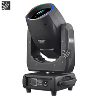 Lyre 15R 300W Projecteur LED à tête mobile, 13 couleurs, 14 motifs, Gobos, Prisme, Mode de contrôle DMX512, King Sharpy, pour DJ et soirées