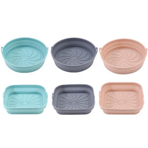 Versatile foglio di cottura pieghevole in Silicone per forni e friggitrici <span class=keywords><strong>ad</strong></span> <span class=keywords><strong>aria</strong></span> adatte tonde e quadrate <span class=keywords><strong>accessori</strong></span> da cucina - Product Image 6