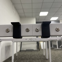 Pieds de table contemporains en acier inoxydable, réglables et faciles à assembler, pour mobilier d'école, de bureau, de cuisine, de salle à manger et d'intérieur
