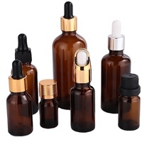 Ensemble d'huiles essentielles en verre ambré de 5 ml, 10 ml, 30 ml, flacon compte-gouttes en verre de 30 ml pour aromathérapie avec bouchon sécurité enfant