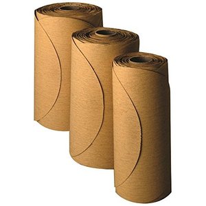 Rouleau de disques abrasifs 3M Stikit Gold Film, 6 pouces, P80, 75 disques par rouleau, disques abrasifs auto-adhésifs - Product Image 1