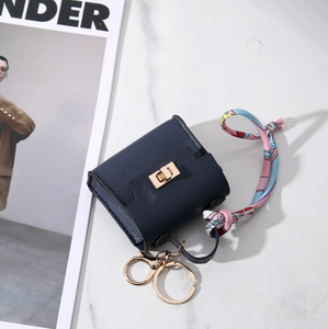 New Arrival PU Leather Coin <b>Purse</b> New Bag Pendant Lipstick Bags Earphone Car Key Bag Mini Coin Holder Wallet Leather Keychain - Product Image 6