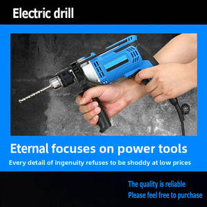 電動ドリル電動インパクトドリルハイパワーインパクトドリル工業用グレード多機能ポータブル - Product Image 5