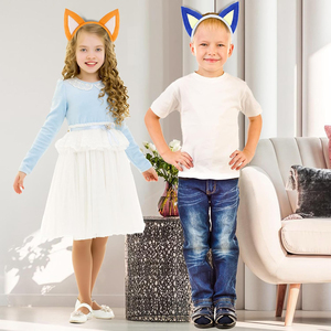 Hb418 sang trọng tai chó headbands blueys và Bingo sinh nhậ<span class=keywords><strong>t</strong></span> Đảng <span class=keywords><strong>T</strong></span>óc Hoops cho trẻ em người lớn blueys headbands - Product Image 5