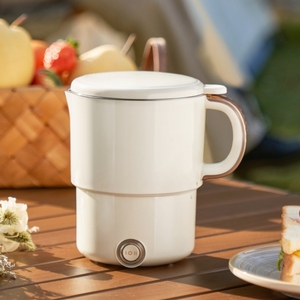 0,8l 600w 304 Ấm đun nước điện gấp bằng thép không gỉ Máy nấu đa năng cầm tay Ấm đun nước du lịch Ấm trà Cốc sưởi ấm - Product Image 6