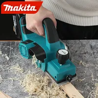 NOUVEAU Raboteuse sans balais au lithium 18V 10000 tr/min, construction en alliage d'acier, profondeur de coupe réglable, pour le rabotage et le finissage du bois, 700W, 3KG