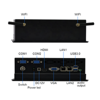 Panel PC 7 inci komputer industri Mini PC IP65 tahan debu suhu kotak tertanam dengan J1900 CPU tersedia