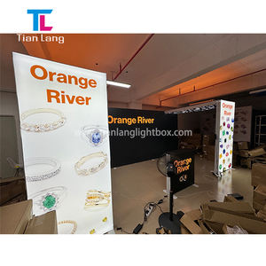 TIANLANG กล่องไฟ LED สองด้านยืนแสดงสินค้าบูธจัดแสดงสินค้า - Product Image 6