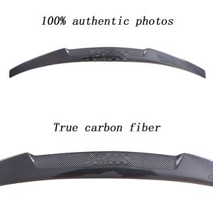 Pour <span class=keywords><strong>AUDI</strong></span> A3 S3 <span class=keywords><strong>RS3</strong></span> Limousine 8Y berline apparence décoration M4 Style aileron arrière aile de coffre 2021-2024 fibre de carbone noir brillant - Product Image 2