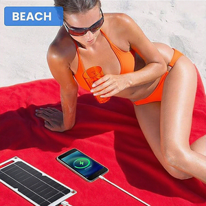 Panel Solar Monocristalino Flexible de 20W 18V/12V, Certificación CE TUV, Eficiencia >22% para Vehículos Recreativos - Product Image 3