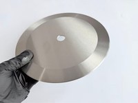 Lames rondes industrielles en acier inoxydable D2 SKD11 durables, couteaux de découpe personnalisés pour l'emballage et les films