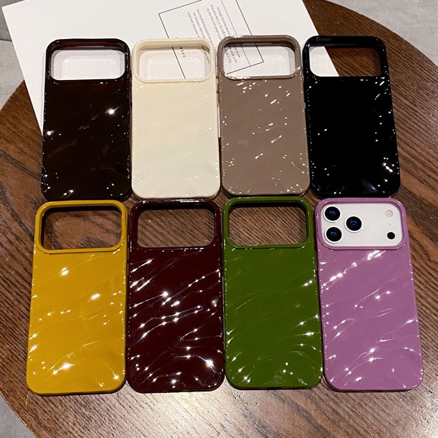 Fashion Wave Texture Soft Silicone Phone Case for iPhone 17 Air 16 15 14 13 12 11 XS 8 Plus Pro Max Full Frame Soft Bumper Case