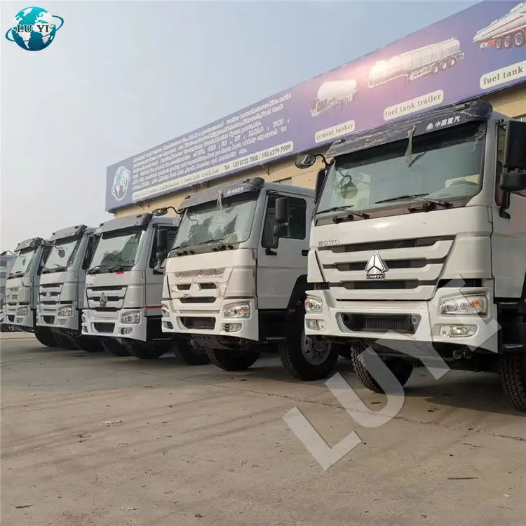 כבד החובה משמש Howo טרקטור משאית יד שנייה Sinotruck 371HP 420HP 6X4 משמש Howo טרקטור משאית מכירה