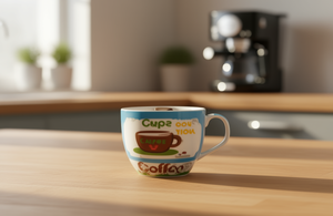 Tazza in Ceramica 490ML con Design Cartoon e Stampa Serigrafica per Uso Domestico - Product Image 2